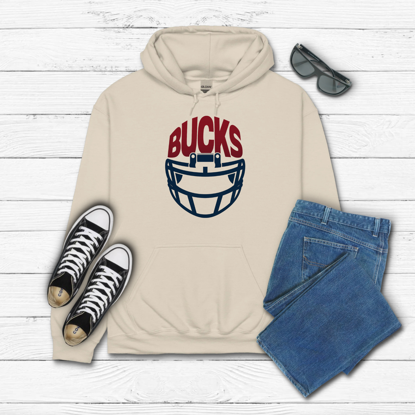 Adult BUCKS Helmet - Hoodie