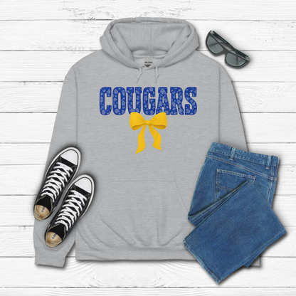Adult Floral COUGARS - Hoodie