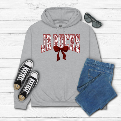 Adult Jr Bucks Floral Maroon - Hoodie