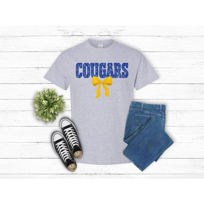 Adult Floral COUGARS - T-Shirt