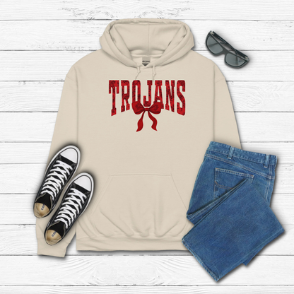 Adult Floral Red TROJANS - T-Shirt