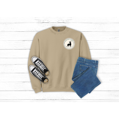Adult Dunmore Barks Round Logo - Crewneck