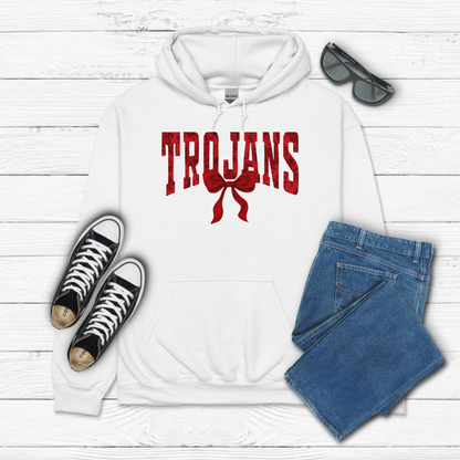 Adult Floral Red TROJANS - T-Shirt