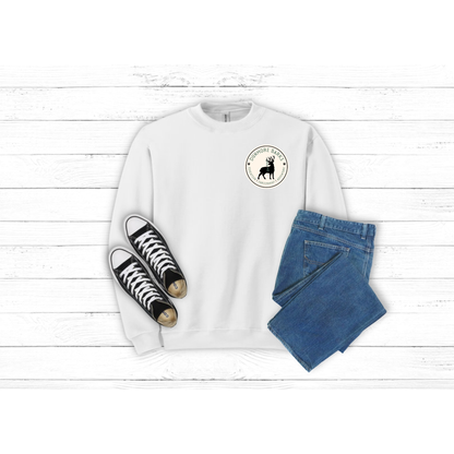Adult Dunmore Barks Round Logo - Crewneck