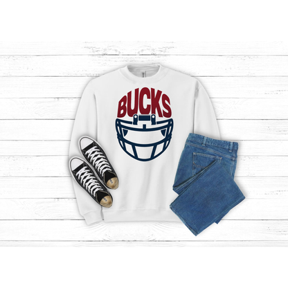 Adult BUCKS Helmet - Crewneck