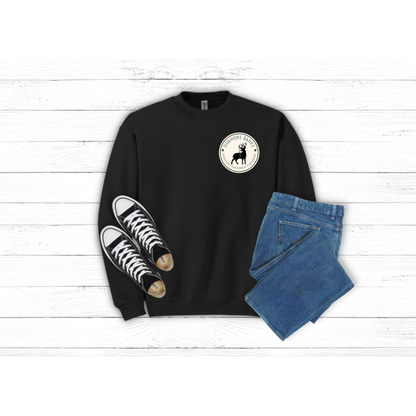 Adult Dunmore Barks Round Logo - Crewneck